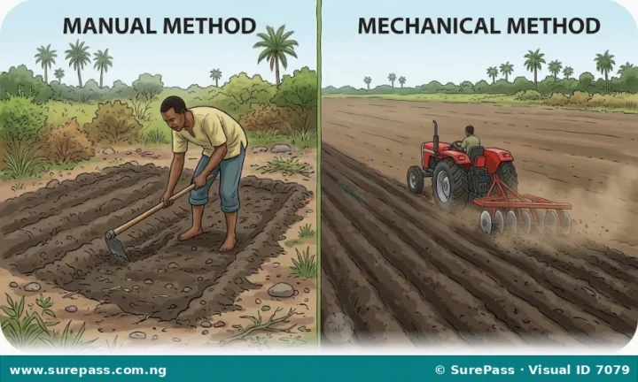 Land Preparation, Planting, Animal Husbandry and Irrigation for SS 1