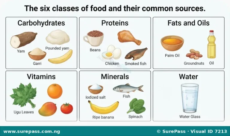 Balanced Diet, Food Classes and Beauty Through Nutrition for SS 1