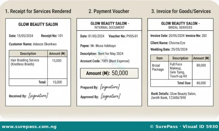 Bookkeeping for Hair Styling, Makeup and Henna Businesses for JSS 1