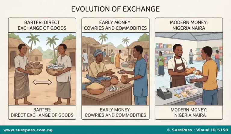 Meaning, Origin, Types and Uses of Money for JSS 1