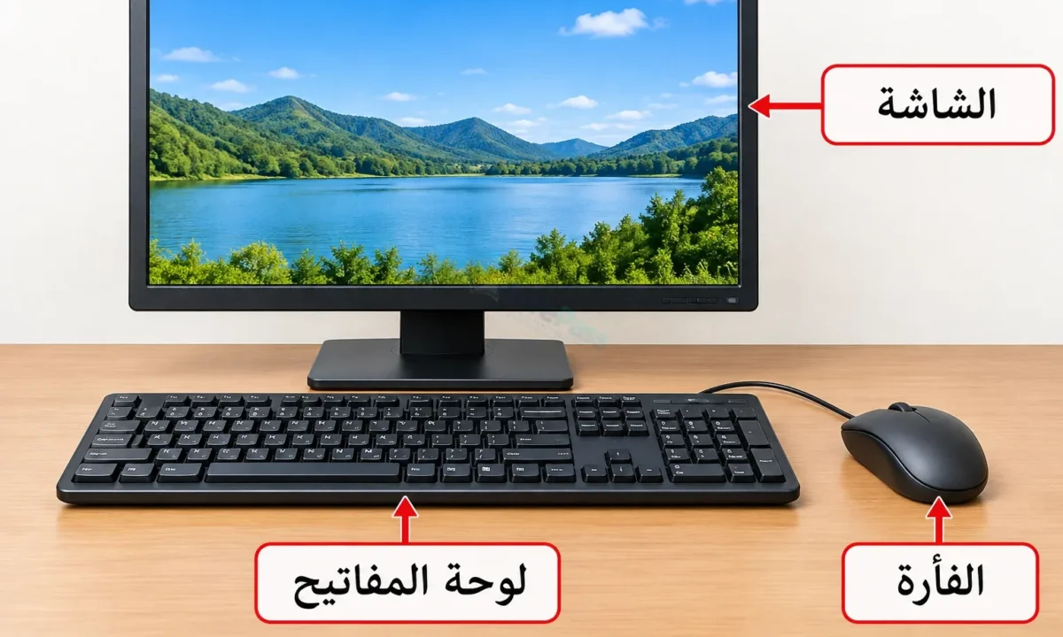 Computer Parts, Keyboard Functions and Arabic Typing for Primary 4