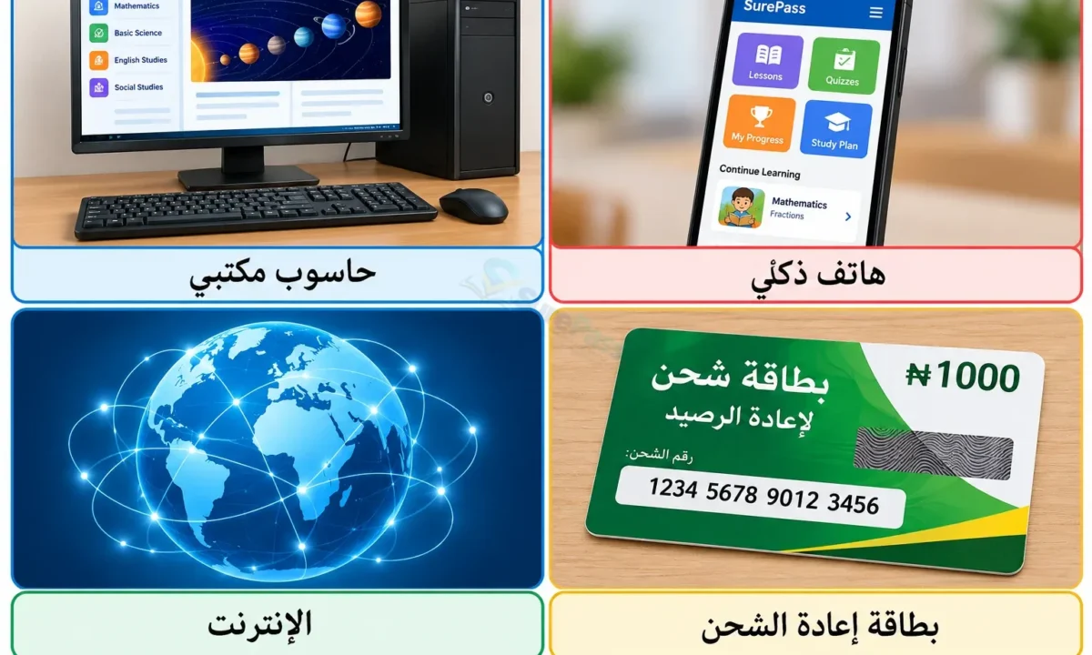 Modern Digital Device Terms and Uses in Arabic for Primary 4