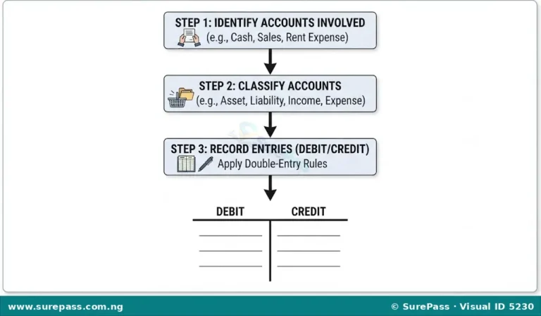 Meaning, Accounts and Rules of Double Entry Book-keeping for JSS 1