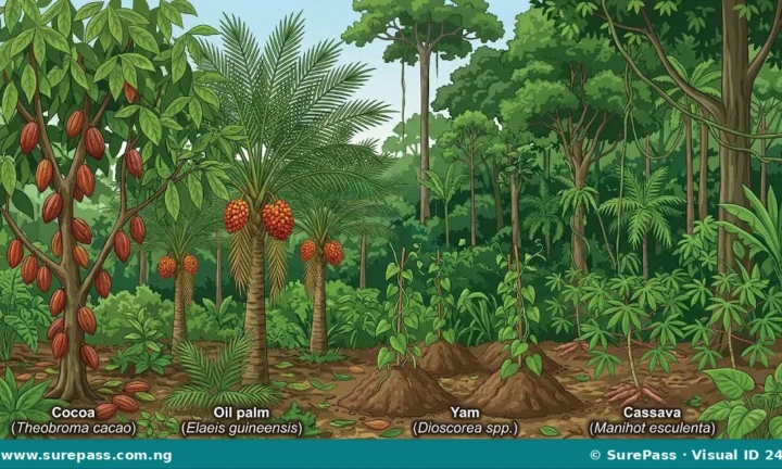 Ecological Zones and Agricultural Production in Nigeria for SS 1