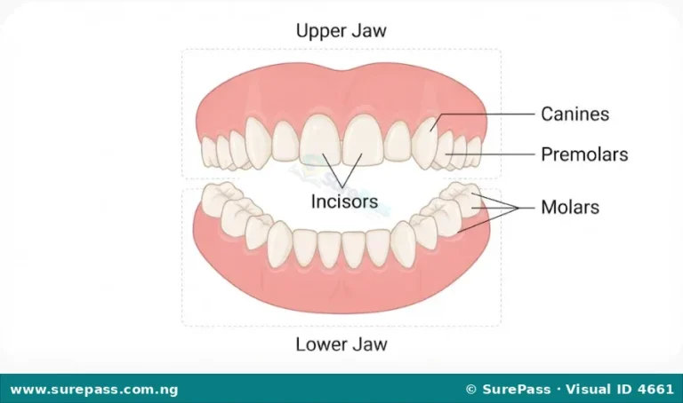 Types of Teeth, Their Positions and Functions for Primary 4