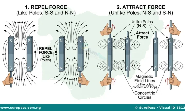 Magnetic Fields, Poles and Magnetic Field Lines for SS 1