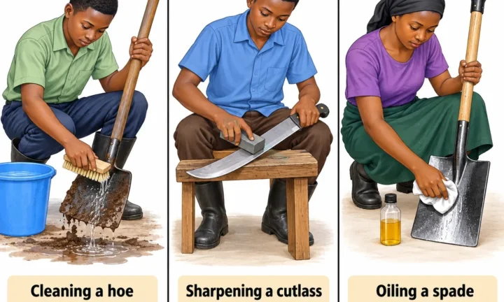 Maintenance and Care of Simple Farm Tools for SS 1