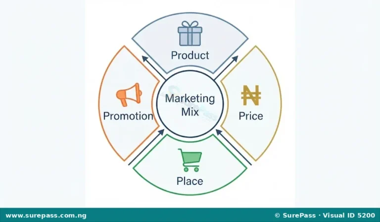 Meaning and Four Ps of the Marketing Mix for JSS 1