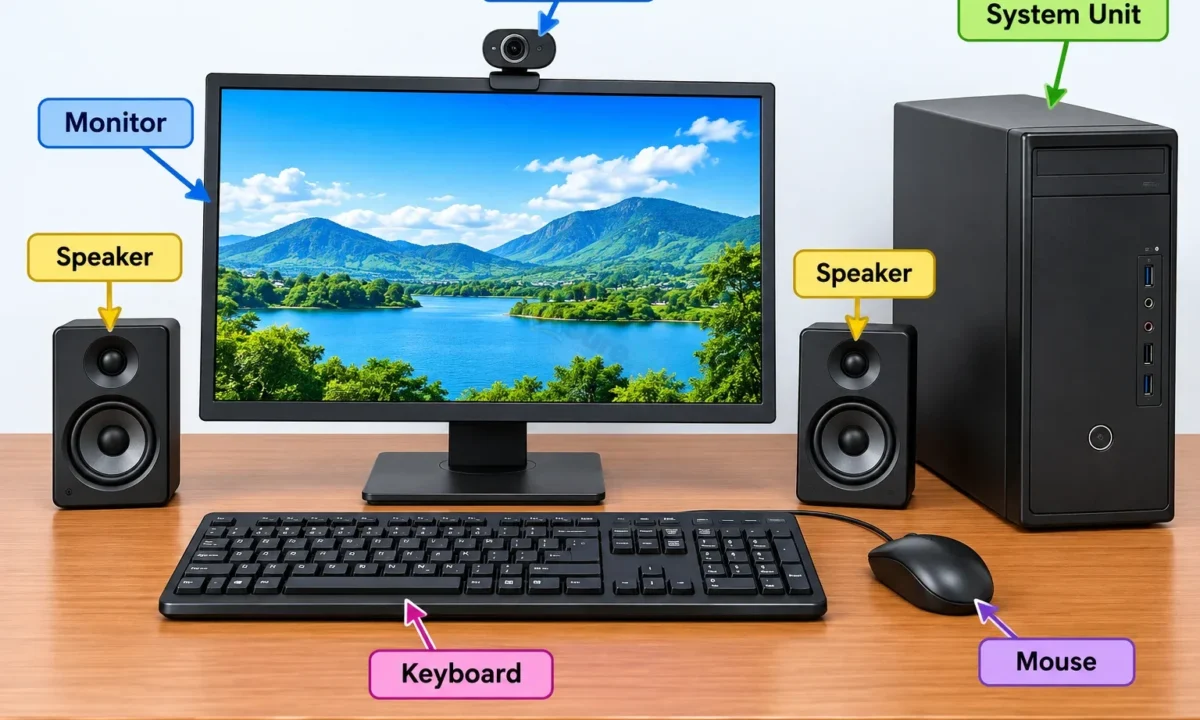 Parts of Digital Devices and Their Functions for Primary 4