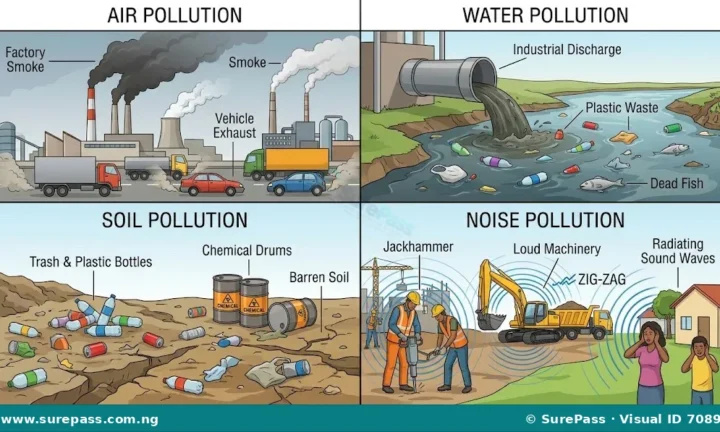 Types, Sources, Effects and Control of Pollution for SS 1