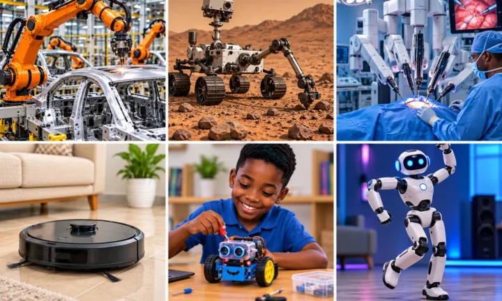Robot Components, Digital Electronics and Their Uses for Primary 4