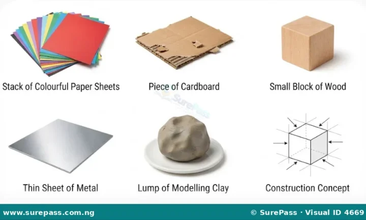 Shape Construction with Paper, Wood and Metal for Primary 4