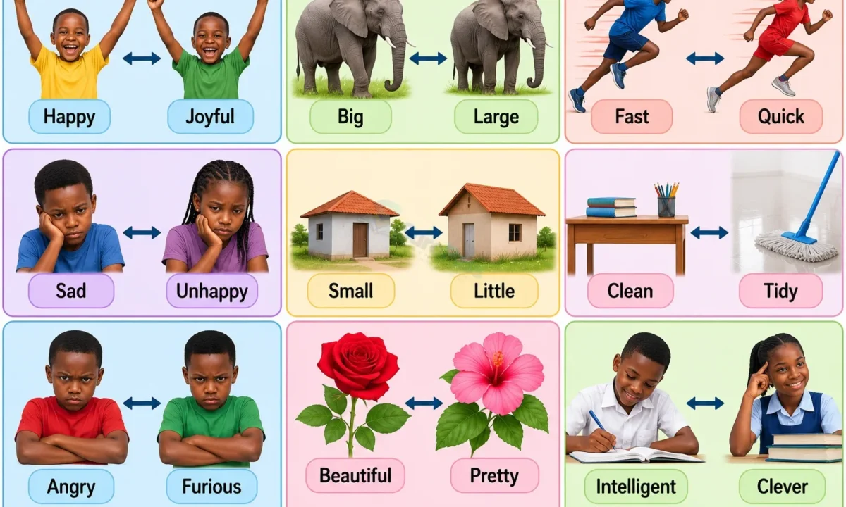 Vocabulary Development: Antonyms and Synonyms for SS 1