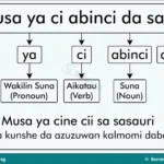 Azuzuwan Kalmomin Hausa da Misalansu for Primary 4