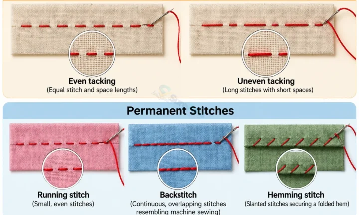 Basic Sewing Techniques and Their Uses for JSS 1