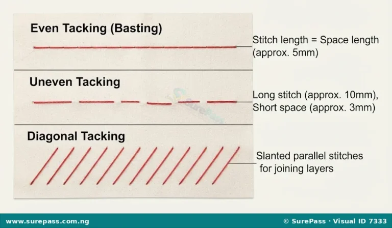 Basic Stitches, Seams and Edge Finishing for SS 1