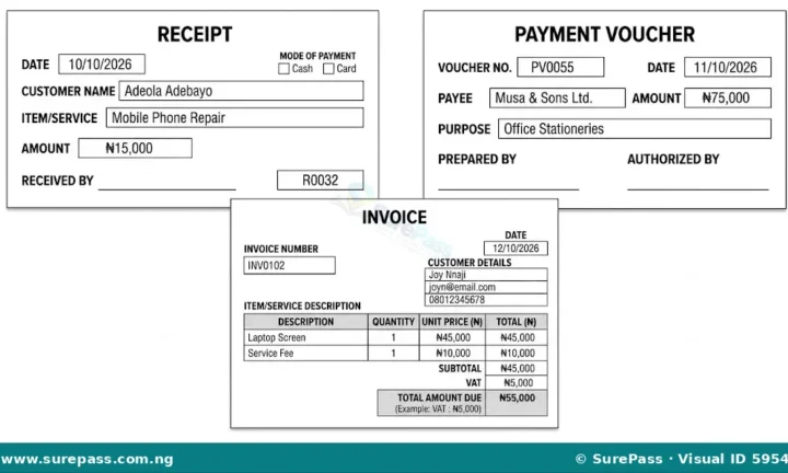 Bookkeeping and Business Records for GSM Repairs for JSS 1