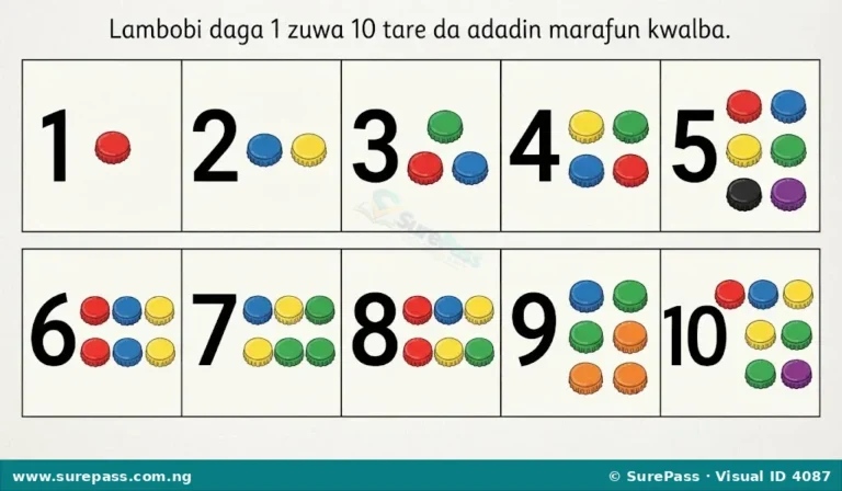 Ƙidaya da Rubuta Lambobi 1–50 for Primary 1