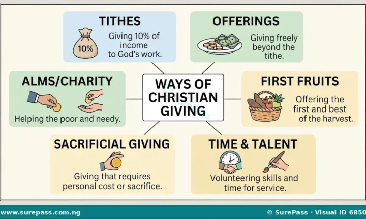 Meaning, Reasons and Principles of Christian Giving for SS 1
