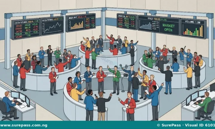 Meaning, Functions and Operations of Commodity Exchange for SS 1