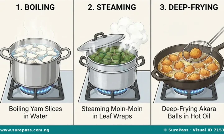 Cooking Methods, Kitchen Accidents and Serving Local Dishes for SS 1