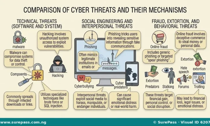 Cyber Threats, Online Safety and Security Measures for SS 1