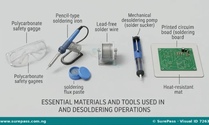 Soldering, Desoldering, Materials and Safety for SS 1