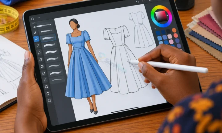 Digital Sketching Platforms for Fashion Design for JSS 1
