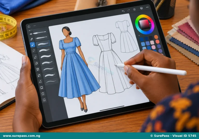 Digital Sketching Platforms for Fashion Design for JSS 1