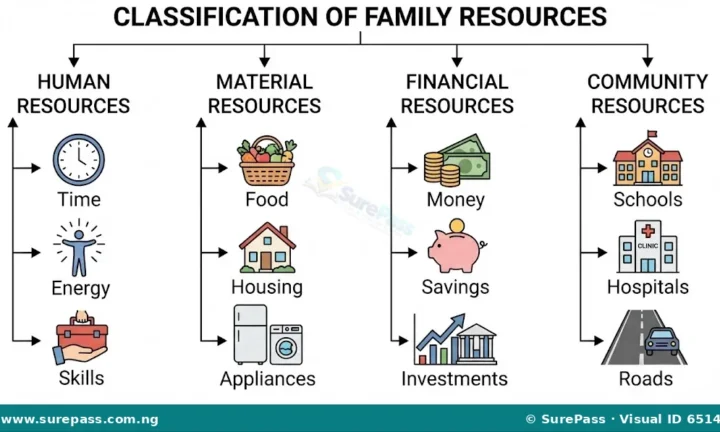 Meaning, Types and Management of Family Resources for SS 1