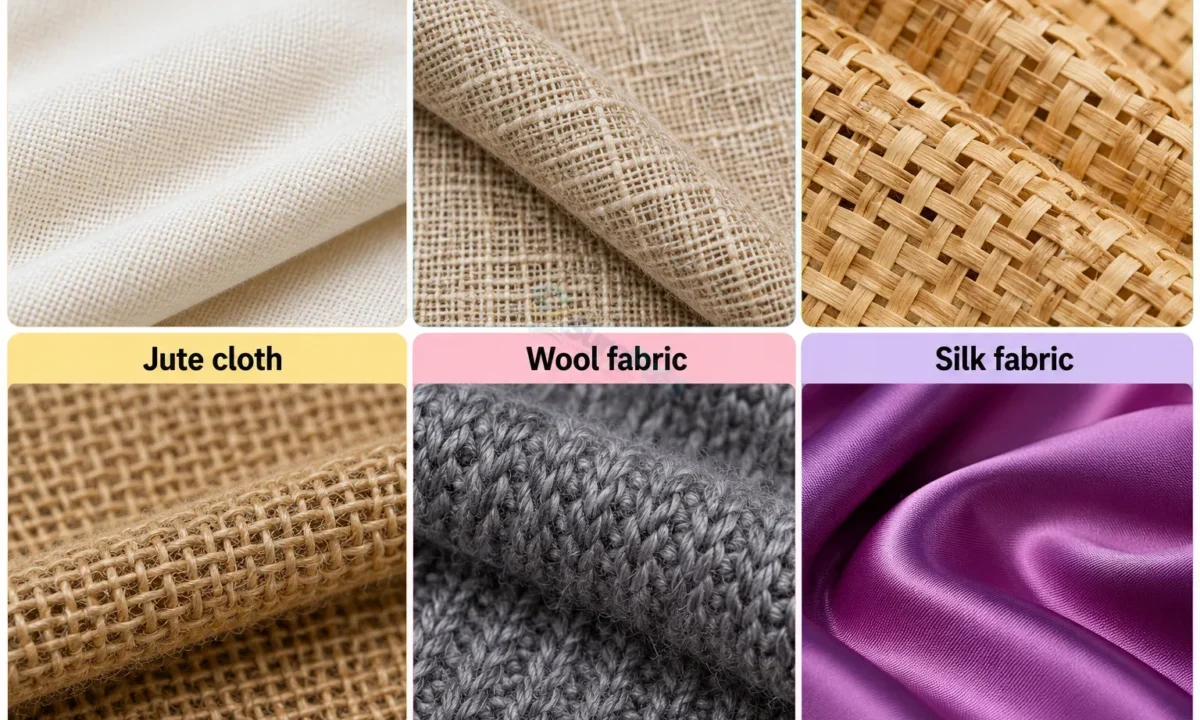 Types, Properties and Uses of Fibres and Fabrics for JSS 1