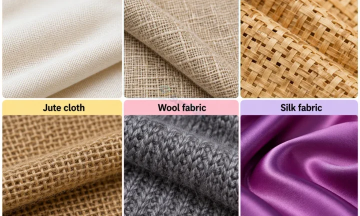 Types, Properties and Uses of Fibres and Fabrics for JSS 1