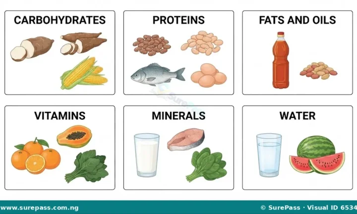 Types, Sources and Functions of Food Nutrients for SS 1