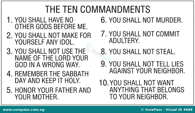 God Gives His Law to Us for Primary 4