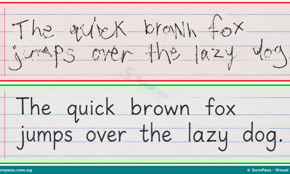 Writing: Clear Handwriting, Spacing and Letter Formation for Primary 1