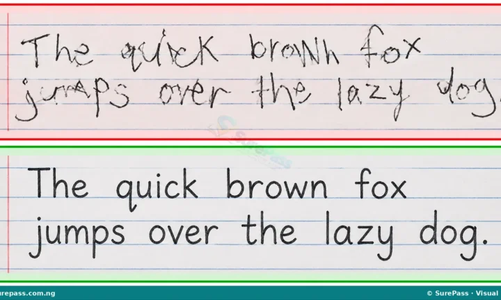 Writing: Clear Handwriting, Spacing and Letter Formation for Primary 1