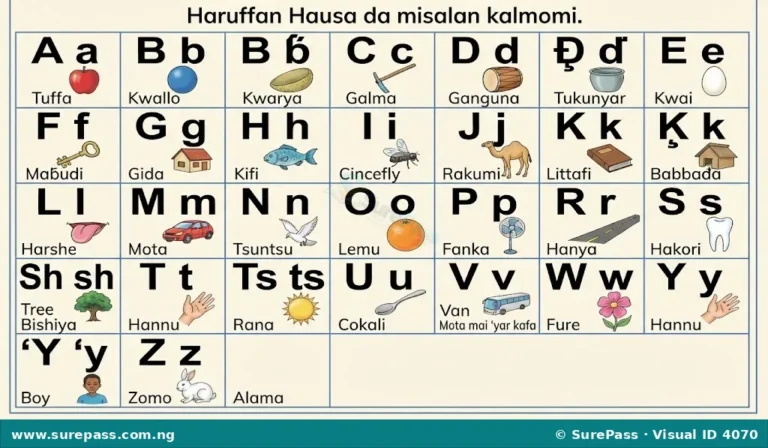 Haruffan Hausa, Baƙaƙe da Wasula for Primary 1