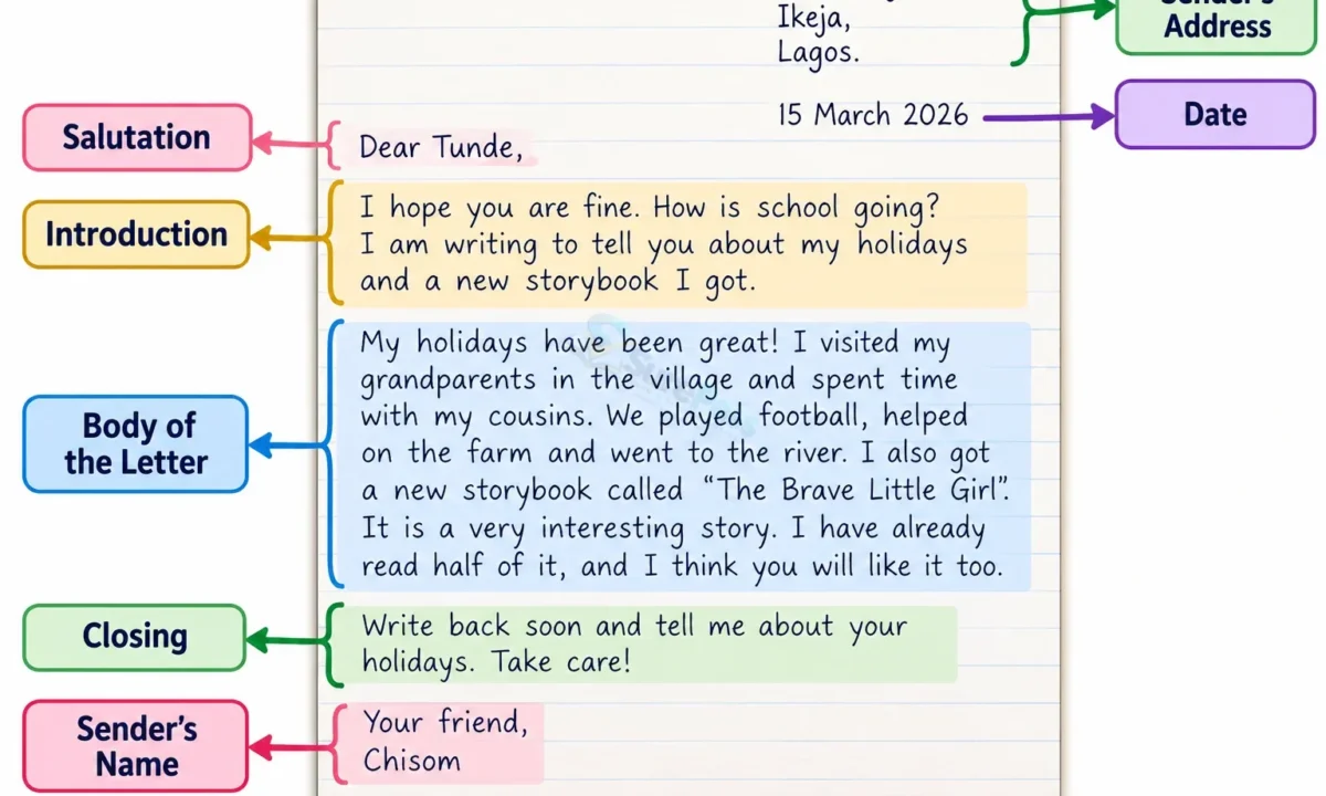 Writing: Informal Letters for Primary 4