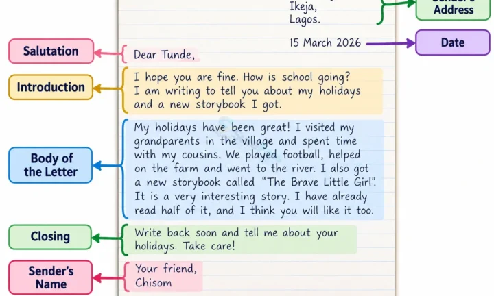 Writing: Informal Letters for Primary 4