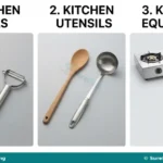 Kitchen Tools, Utensils and Equipment, Uses and Safety for SS 1