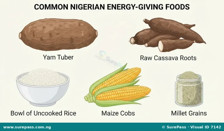 Nigerian Foods, Nutrient Groups and Nutritive Values for SS 1