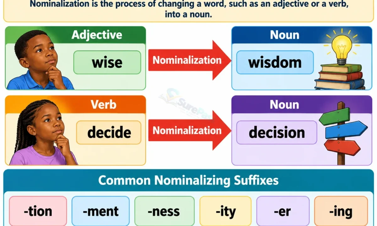 Grammatical Accuracy: Meaning and Use of Nominalisation for SS 1