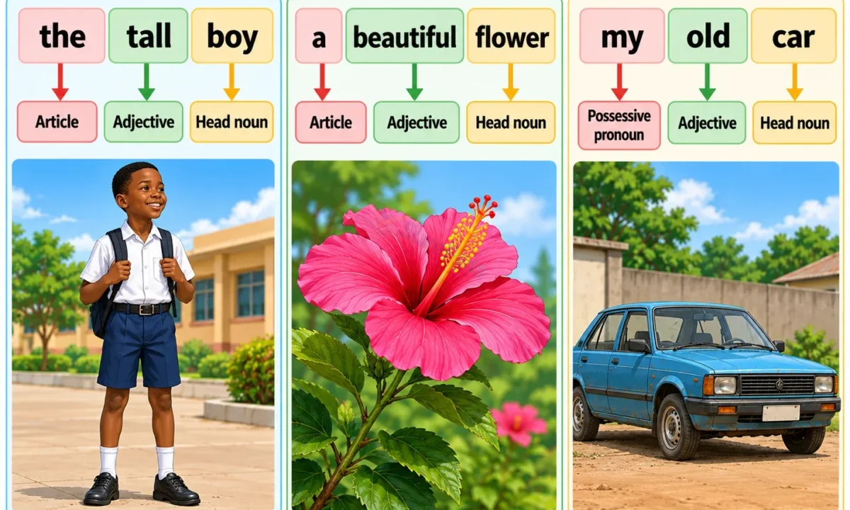 Grammatical Accuracy: Noun Phrases and Their Functions for SS 1