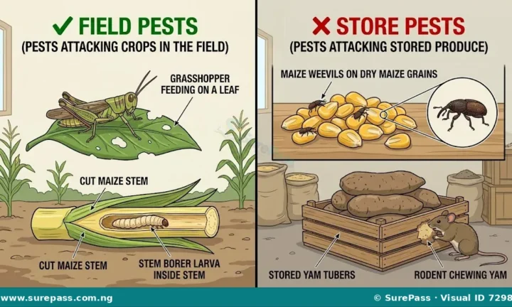Crop Pests, Damage, Prevention and Control for SS 1