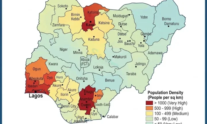 Population Distribution and Settlement Patterns in Nigeria for SS 1