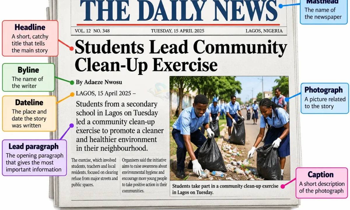Vocabulary Development: Registers for Journalism, Advertising, Publishing for SS 1