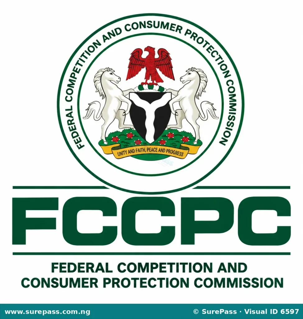 Official logo of the Federal Competition and Consumer Protection Commission (FCCPC).