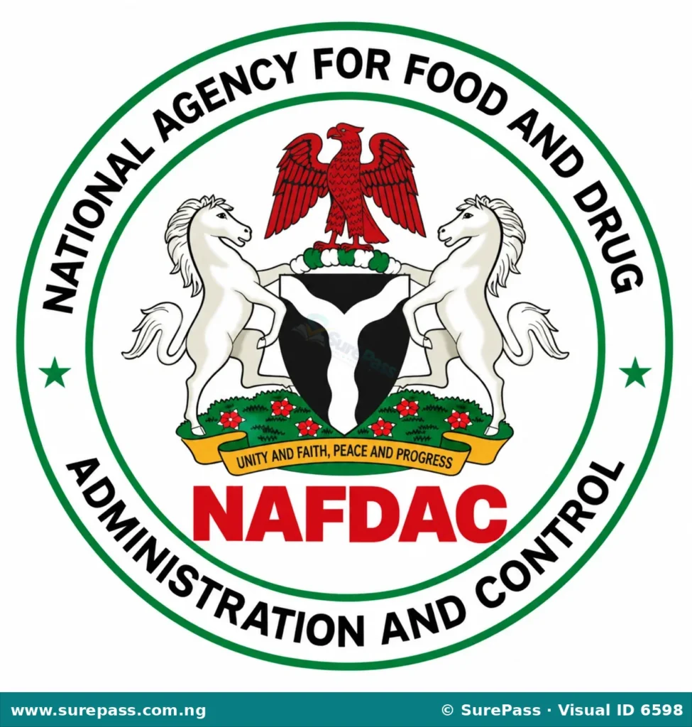 Official logo of the National Agency for Food and Drug Administration and Control (NAFDAC).