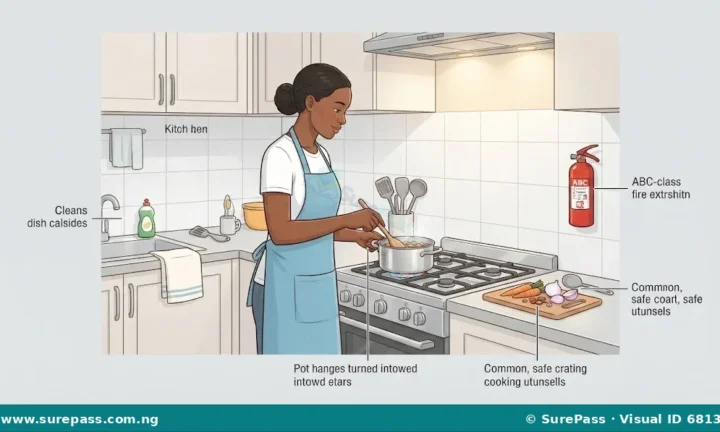 Kitchen Safety, Common Accidents and First Aid for SS 1