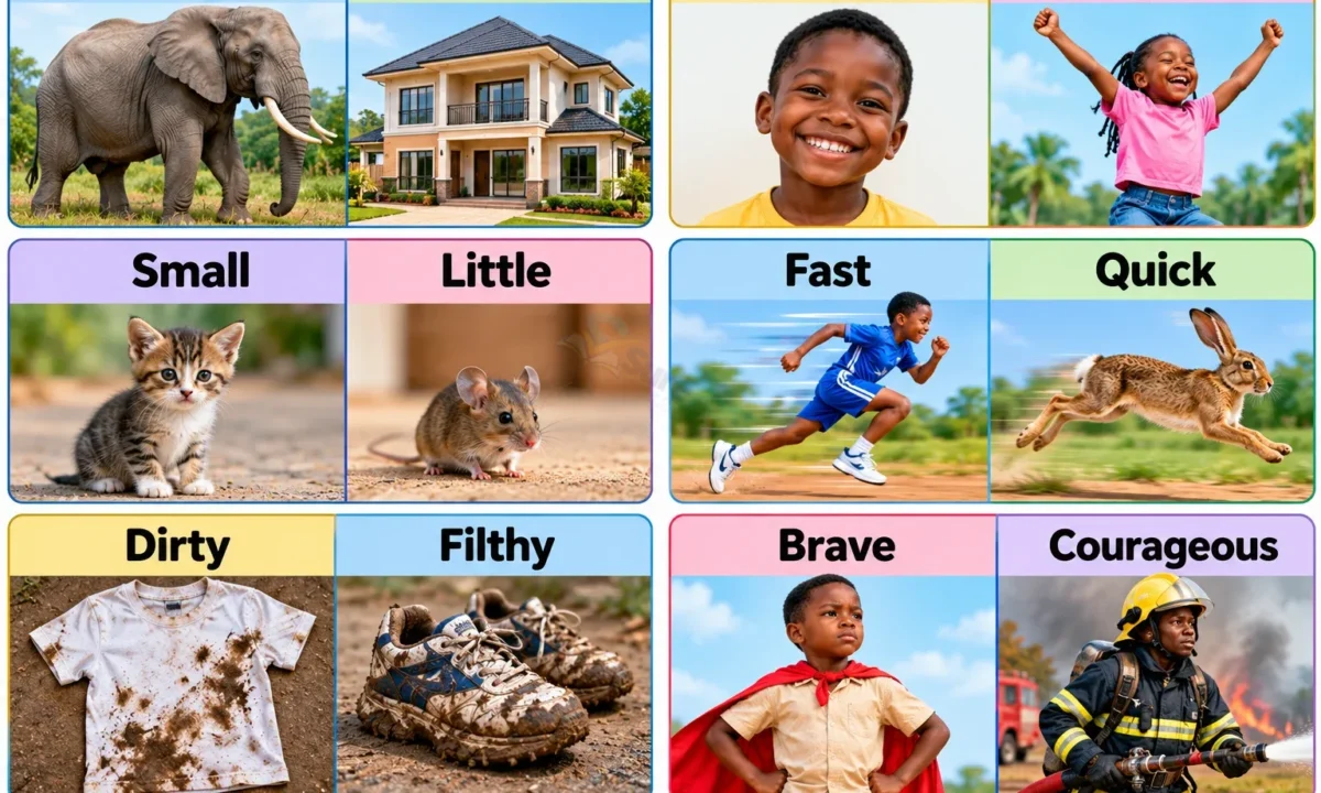 Grammar and Vocabulary: Sense Relations: synonyms antonyms homonyms and hyponyms for Primary 4